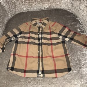 Authentic Burberry  baby shirt